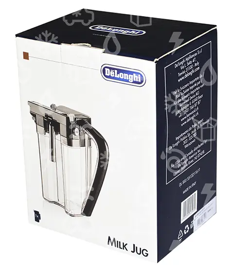 karafa na mléko pro kávovary DeLonghi EAM 4500 / ESAM 4500 / ECA 14500, kompletní